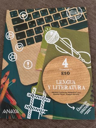 Lengua y Literatura 4 operación mundo Anaya