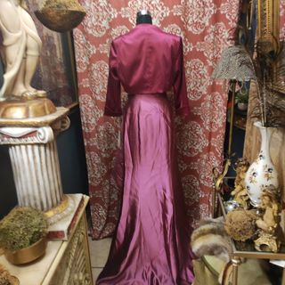 Vestido Fiesta Gema Nicolás T38 Seda