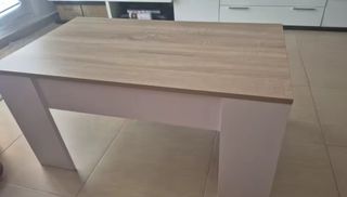 Mesa de centro elevable madera NUEVA!