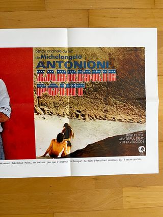 Póster Película Zabriskie Point Antonioni