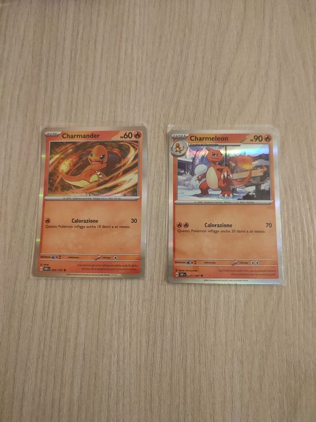 Carte Pokemon Promo Charizard ex, Charmander, Char