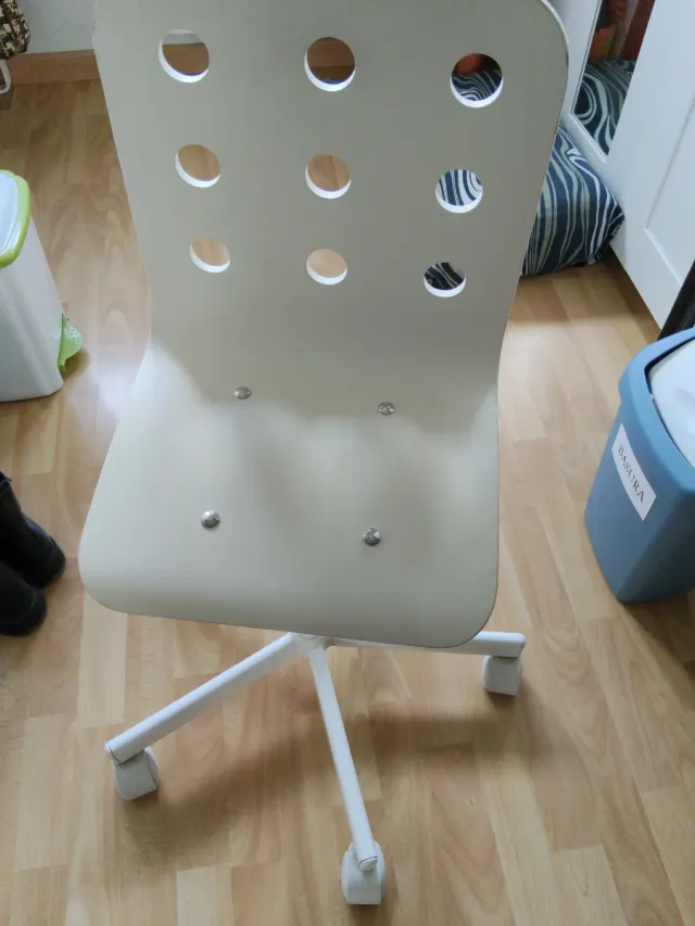 Silla de oficina Ikea blanca