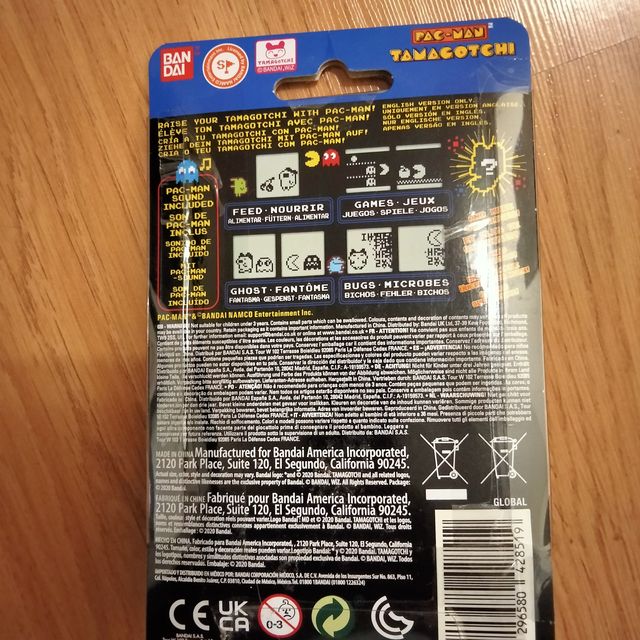 Tamagotchi Pac-Man Nano Amarillo Precintado