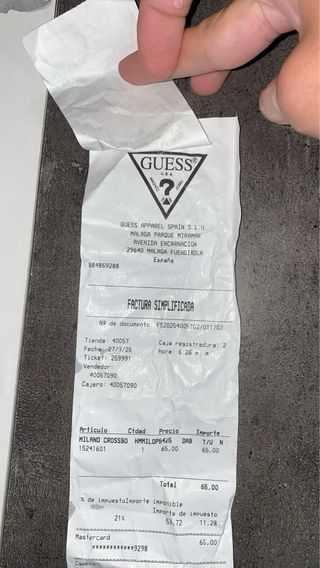 Guess milano crossbody bag