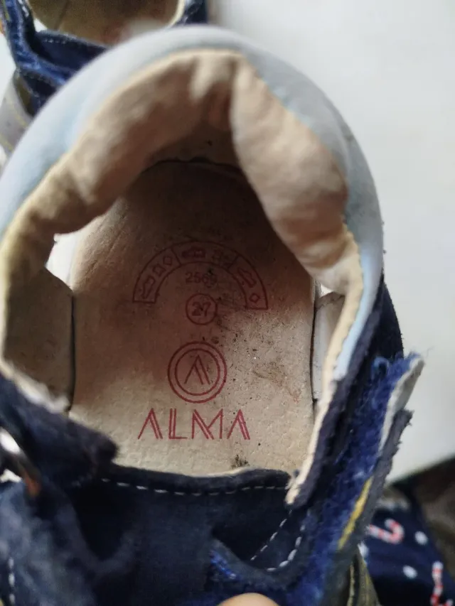 Sandalias niño azul y marrón Talla 27