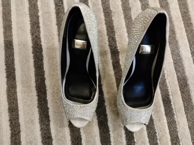 Sapatos Brilhantes Salto Alto Tamanho 37