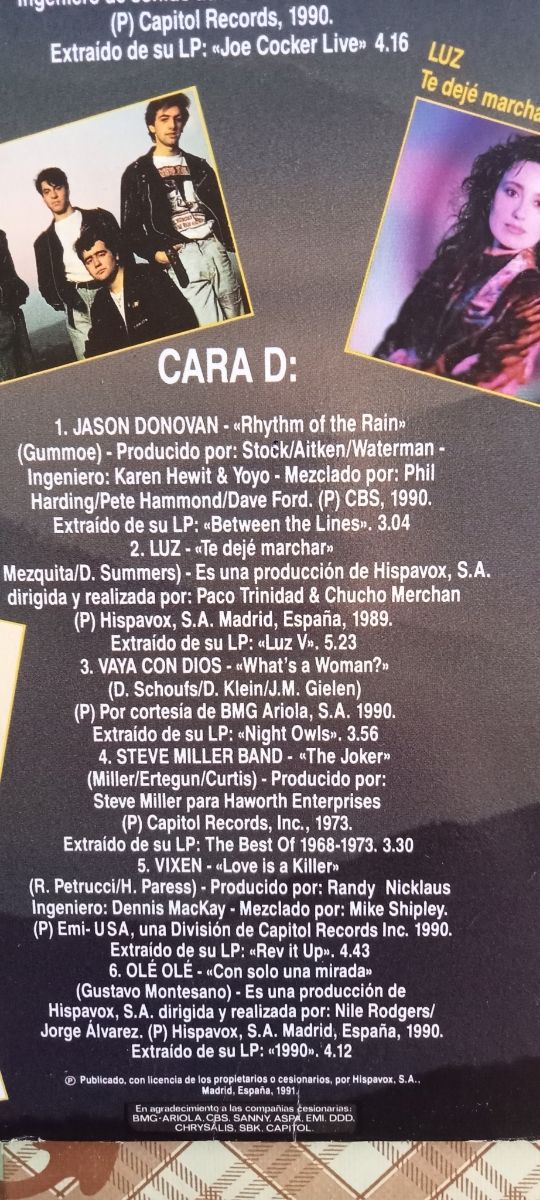 Las Mejores Baladas del Año 2 LP