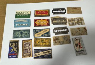 Cuchillas de afeitar antiguas varias marcas