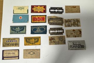 Cuchillas de afeitar antiguas varias marcas