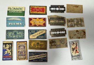 Cuchillas de afeitar antiguas varias marcas