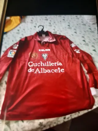 Camiseta Albacete CF Jesús 8 Talla Macthworn 