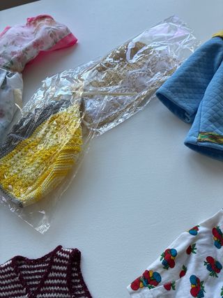 Lote Ropa Muñeca Antiguo Talla Nenuco