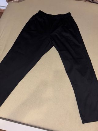 Pantalón de cocinero negro