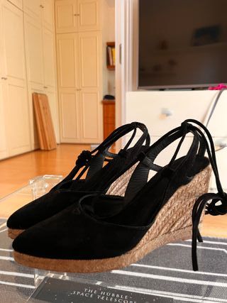 Esparteñas El Corte Inglés Talla 35 Negras