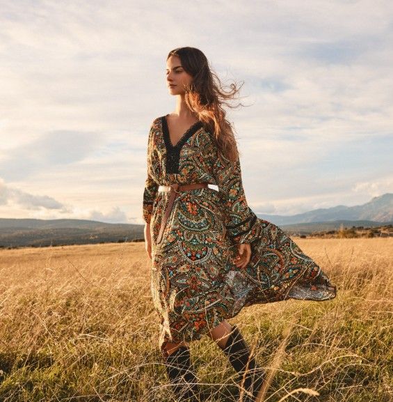 Vestido Springfield assimétrico