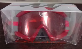 Gafas de esquí Quechua rojas