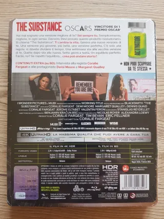 The Substance Steelbook 4K UHD + Blu-ray