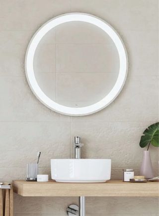 Espejo Iridia roca redondo