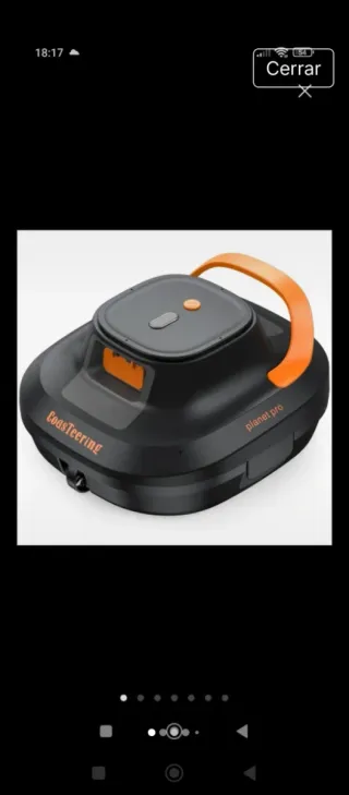 Limpiador Piscina Robótico Inalámbrico CoasTeering