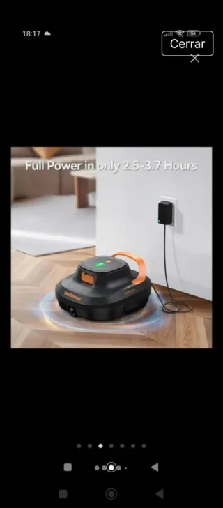 Limpiador Piscina Robótico Inalámbrico CoasTeering