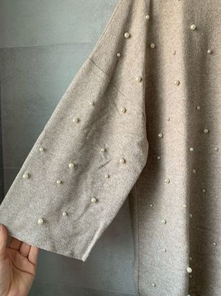 Jersey Zara Perlas Beige