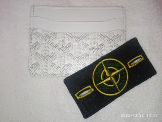 Tarjetero Goyard Blanco y pegatinas stores islande