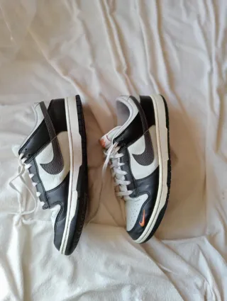 Zapatillas Nike Dunk Cuero Negro/Blanco