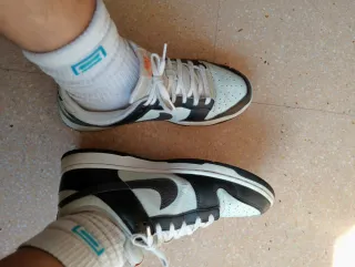 Zapatillas Nike Dunk Cuero Negro/Blanco