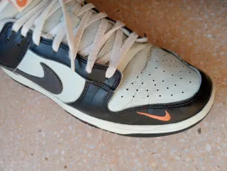 Zapatillas Nike Dunk Cuero Negro/Blanco