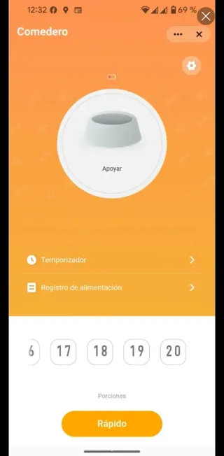 Comedero automático Wi-Fi mascotas Gatos o Perros