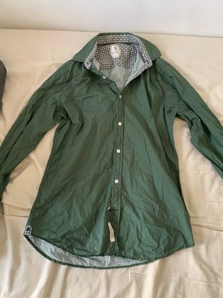 Camisa Ganesh Verde Estampada