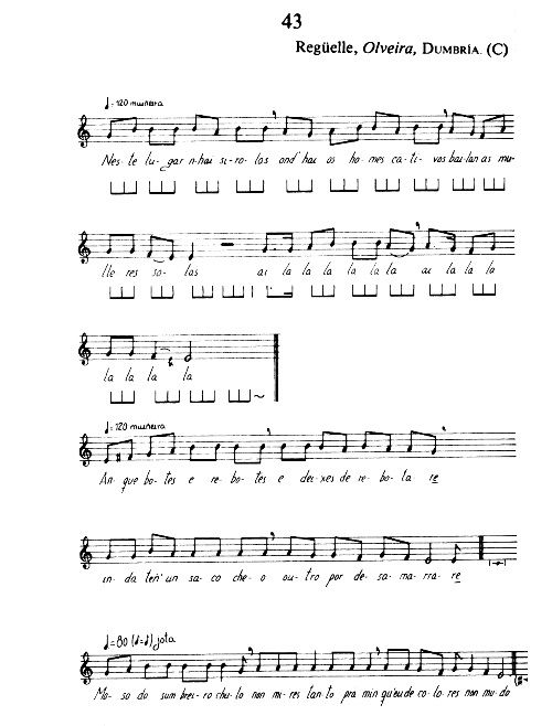 CANTIGAS POPULARES. GALICIA.