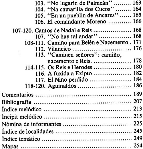 CANTIGAS POPULARES. GALICIA.