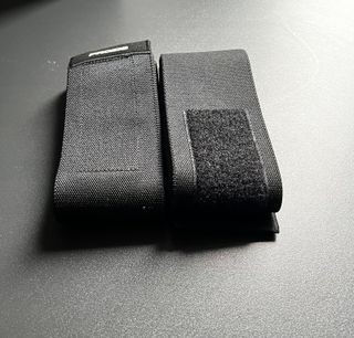 Cintura Palestra Nera Cuciture Bianche