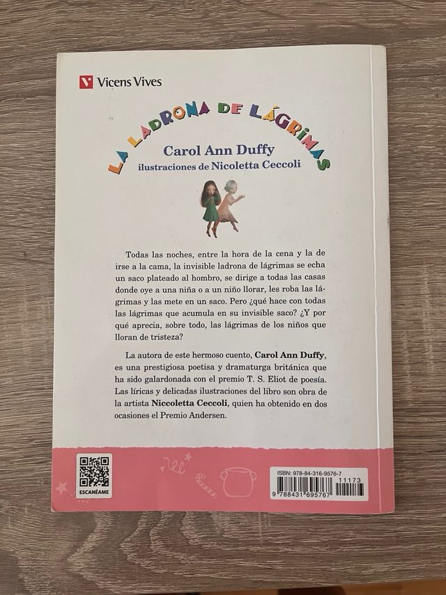 Libro “La Ladrona De Lagrimas”