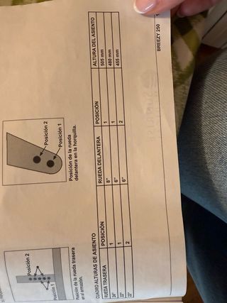 Silla de ruedas plegable Breezy 250