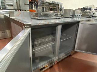 Bajomostrador 2 Puertas Acero Inoxidable