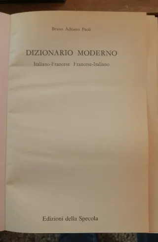 Lotto 3 Dizionari, Francese, Tedesco, Inglese