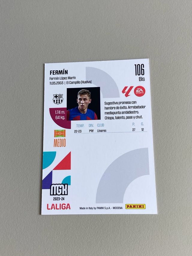 Megacracks La Liga 23/24 Fermín Rookie 106BIS