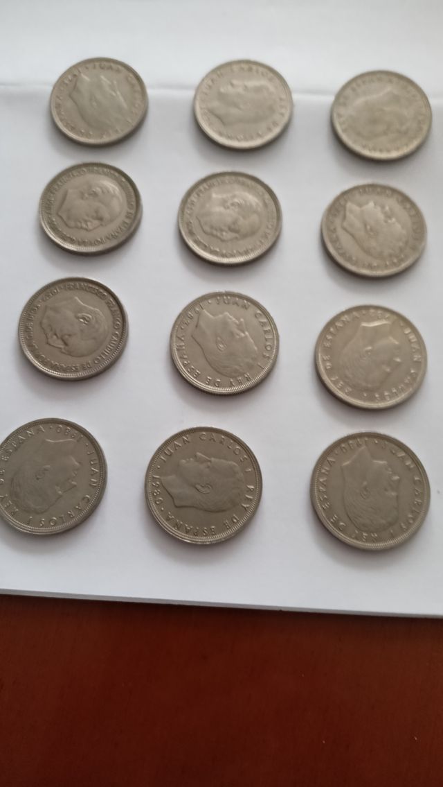12 Monedas 50 Pesetas España Varias Fechas