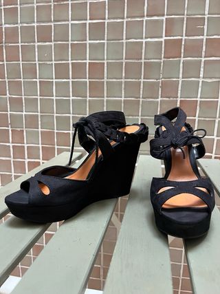 Cuñas Ante Negro Mango 