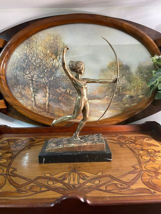 Scultura bronzo Arciera Henrique Leitão