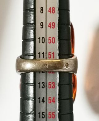 Anillo Plata 925 y Ámbar Báltico Genuino