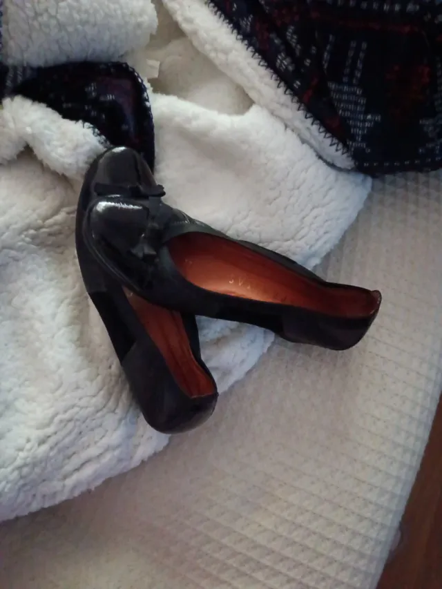 Zapatos planos negros mujer