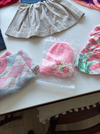 Lote Ropa Muñeca Antigua
