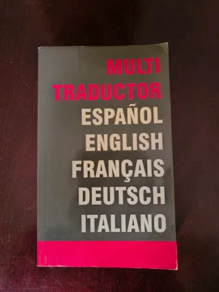 Multitraductor español, ingles, francés y alemán