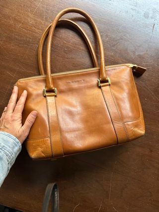 Bolso Vintage Farrutx Piel Marrón (puja)