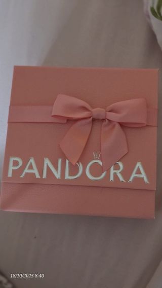 Pulsera Plata Pandora Rosa y Plateada