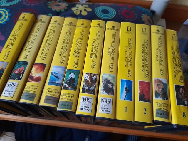 11 VHS National Geographic Documentales