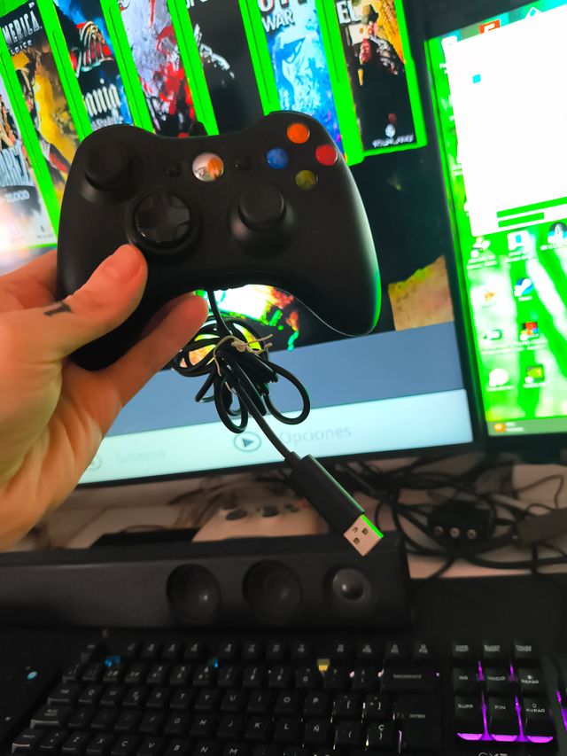 Mando para Xbox 360 / PC Negro